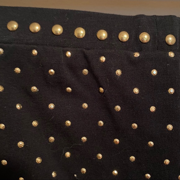 H&M gold studded mini skirt - Picture 3 of 4